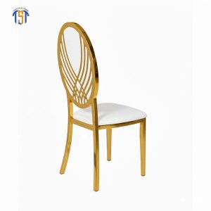 صندلی تالاری مدل فرشته cnc طلایی| تجهیزات تالار سامان